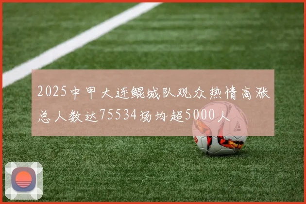 2025中甲大连鲲城队观众热情高涨总人数达75534场均超5000人